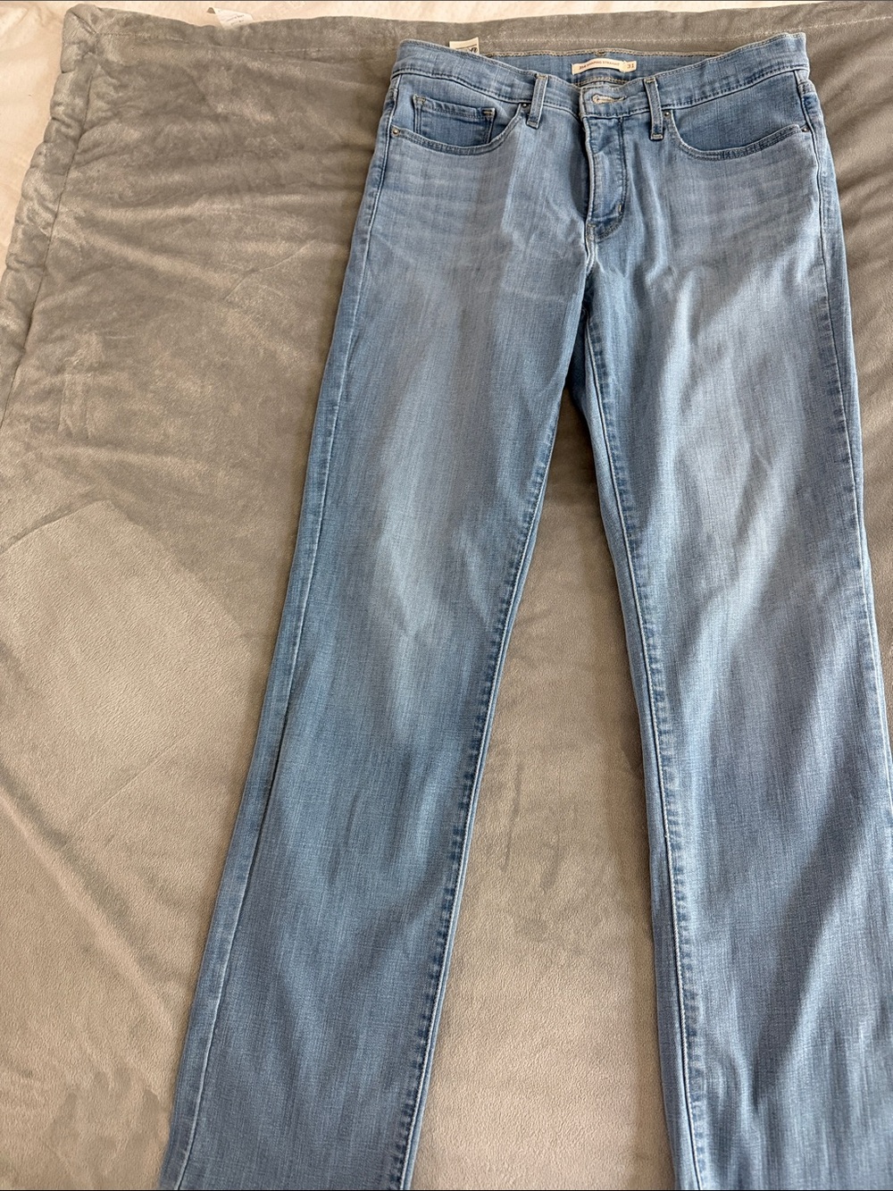 Levi's Light Blue Straight-Leg Women's Jeans